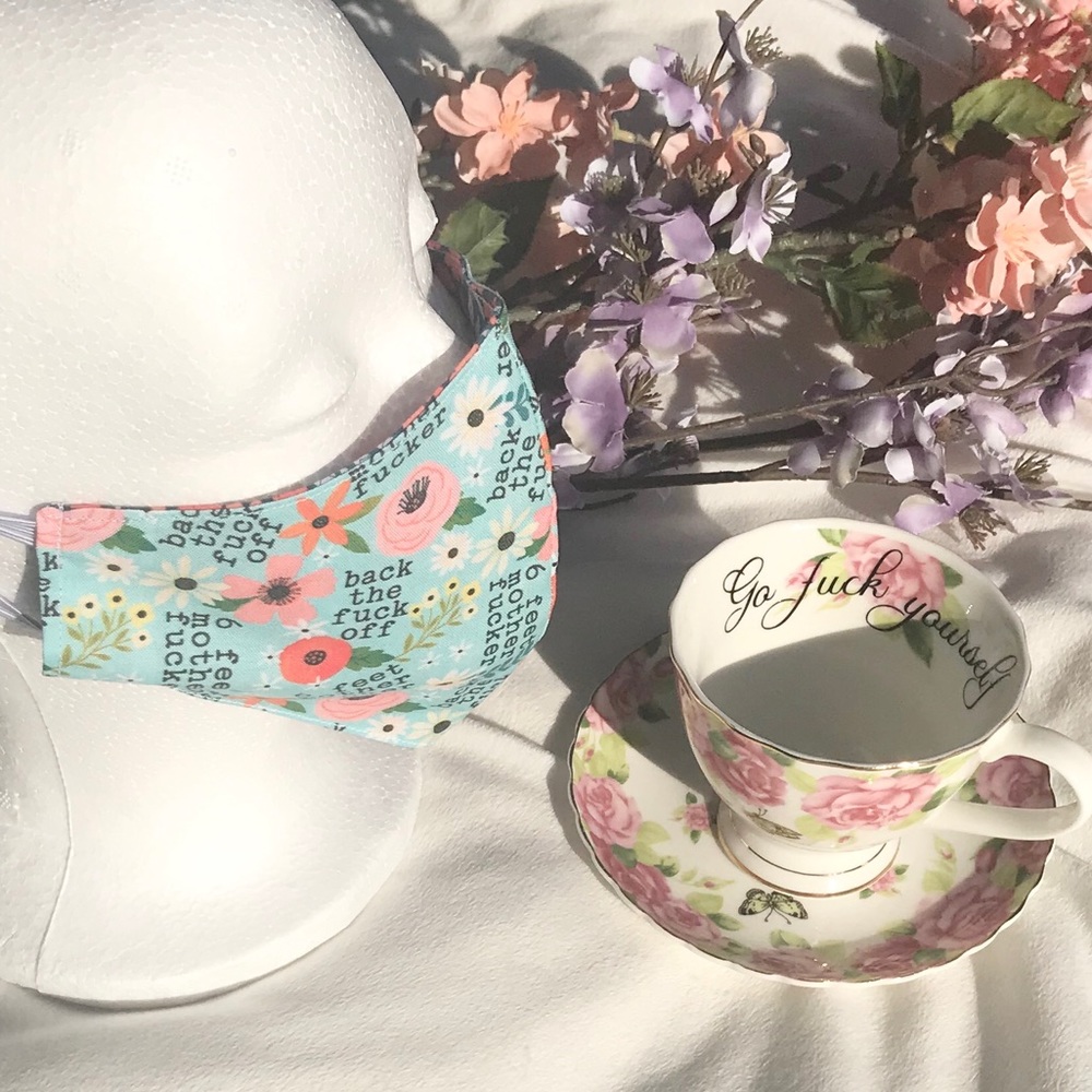 😷1 LEFT! Sweary Explicit Cotton Mask 😷 - Picture 5 of 7